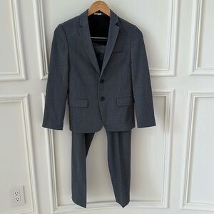 Gray Calvin Klein Suit